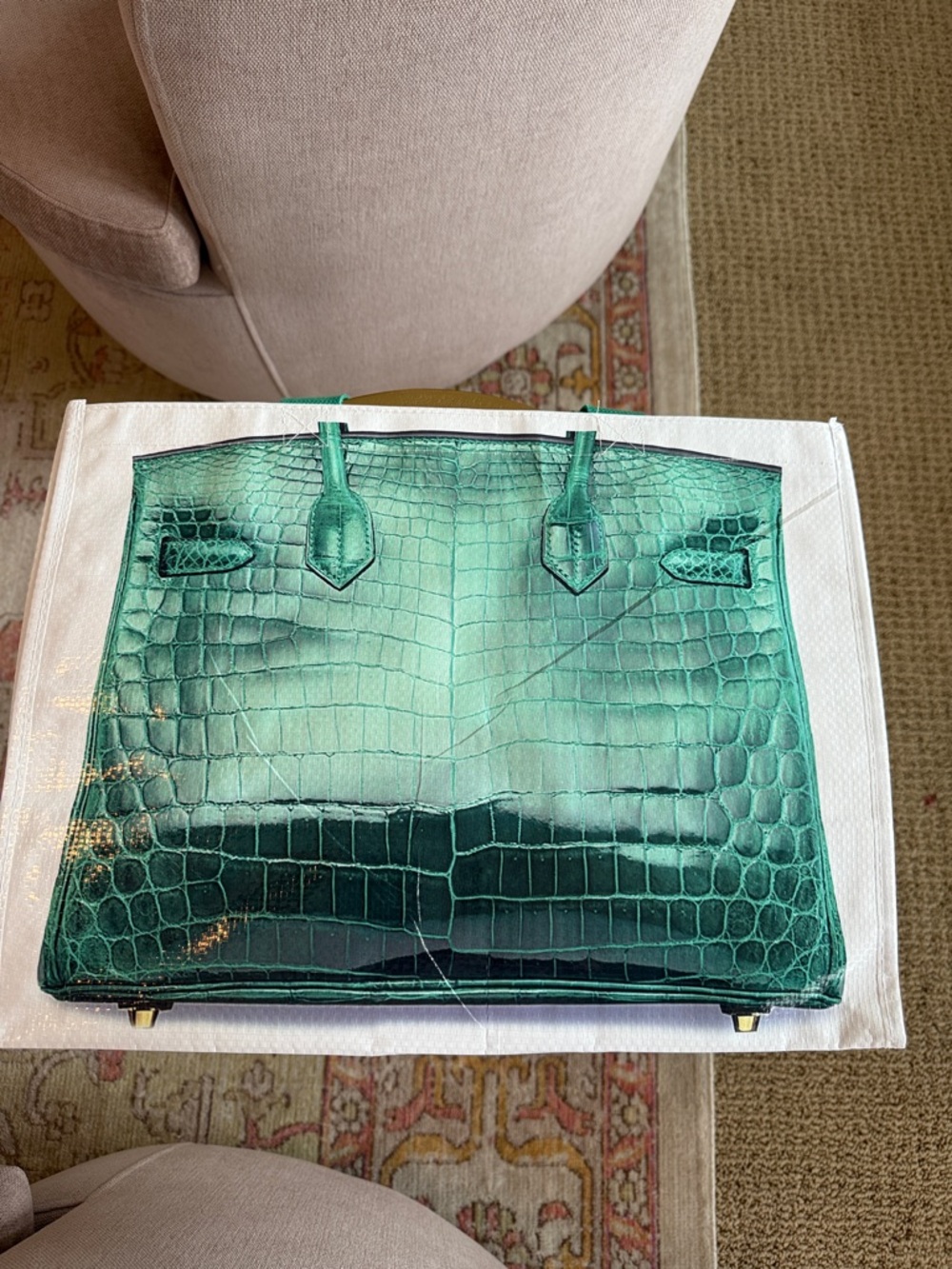 NWT : Wirkin Re-usable Tote - Emerald - Picture 2 of 5